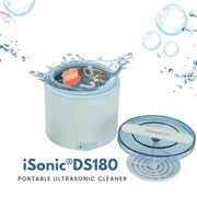 iSonic DS180-B Portable Denture/Aligner/Retainer Cleaner, DC12V, AC100–240V Worldwide