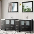 thumbnail image 3 of Vanity Art VA3030-84E 84 in. Double Sink Bathroom Vanity Set, Espresso, 3 of 10