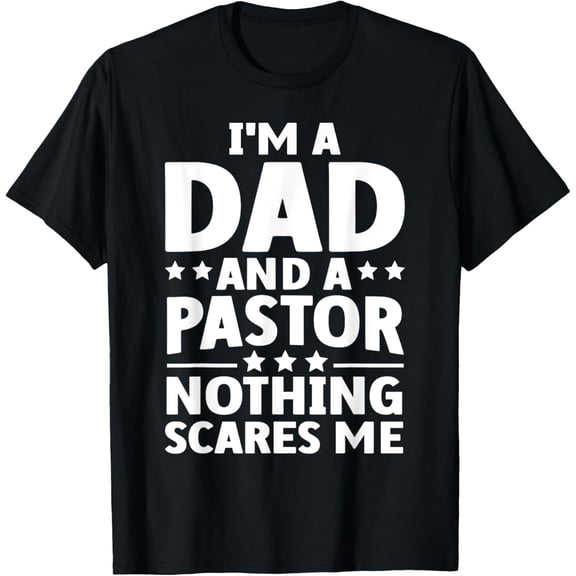Funny Pastor Appreciation Art For Men Dad Preacher Christian T-Shirt