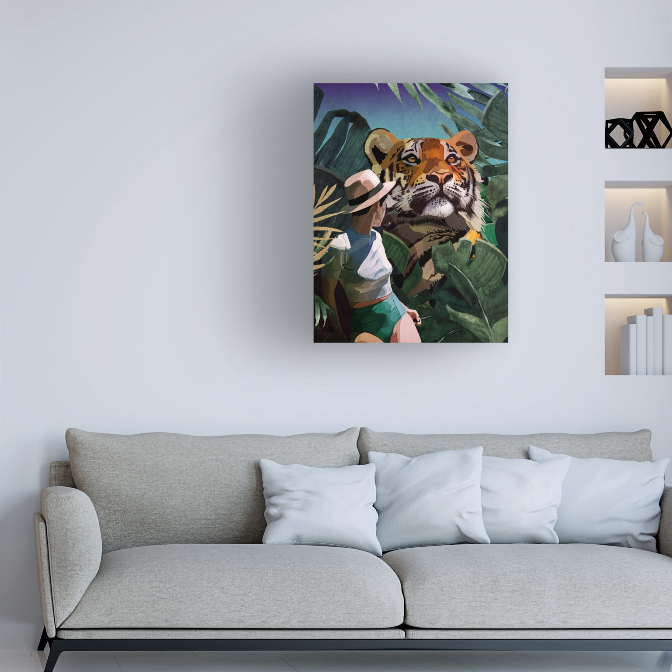 Trademark Fine Art Emel Tunaboylu  Layer 1 Canvas Wall Art