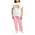 thumbnail image 4 of CafePress - Cavachon Dog Mom Women's Light Pajamas - Women's Short Sleeve Print T-Shirt and Pants Light Cotton Pajama Set, 4 of 7