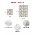 thumbnail image 7 of Vintage Floral Kitchen Dish Towels for Drying Dishes Set of 2, Grey Spring Dandelion Plants Flower Botanical Waffle Weave Microfiber Hand Tea Bathroom Towels Quick Dry & Absorbent Towel 12x12, 7 of 7