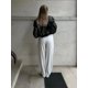 thumbnail image 2 of Chaqueta de cuero con cremallera y bolsillo para mujer, abrigo corto de manga larga con cuello redondo, color liso, 2024, 2 of 5