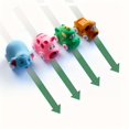 thumbnail image 4 of PEACNNG Durable Cartoon Animal Pull-Back Toy Car - Soft  Bite-Resistant Rubber  Inertia Action  Mixed Colors, 4 of 5