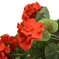 thumbnail image 3 of Artificial Geranium Red Pink Flowers Plant Artificial Plants Artificial Flower, 3 of 5