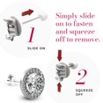 thumbnail image 4 of Broches de seguridad para aretes CONNOISSEURS con cierre, hipoalergénicas, 2 pares, 4 of 5