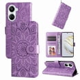 thumbnail image 2 of Funda tipo cartera GANGXUN para Huawei Nova 10 SE , diseño girasol, cuero PU, soporte, cierre magnético, tarjetero, 2 of 5