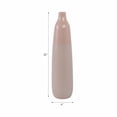 thumbnail image 5 of Tall Ceramic Bottle Vase for Living Room Decor and Home Accents - Elegant House and Table Decor Displays - Modern Decorative Flower Vase for Room, Bedroom, or Office Spaces - 22", Pink, 5 of 13