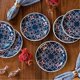 thumbnail image 2 of Daily Floreal 6 platos medianos de 7.87" en azul y rosa Manhattan Comfort JM13-6809, 2 of 2