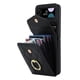 thumbnail image 4 of Para Samsung Galaxy Z Flip 3 Flip4 5 Funda De Cuero De Lujo Con Soporte De Anillo Fundas De Cartera De Tarjeta, 4 of 4