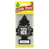 Little Trees Air Freshener Black Ice Fragrance 3-Pack