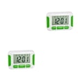 thumbnail image 4 of Reloj digital LCD Injueey con cinco alarmas Recordatorio de pastillas 2piezas Verde, 4 of 6