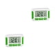 thumbnail image 3 of Inteprter Reloj digital con cinco alarmas separadas Recordatorio de pastillas Temporizador electrónico de escritorio multifuncional con Verde 2piezas, 3 of 6