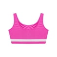 thumbnail image 5 of YUUMIN Kids Girls Sports Training Bra Workout Yoga Vest Crop Tank Tops Activewear Dance Ballet Top Hot Pink 10, 5 of 6