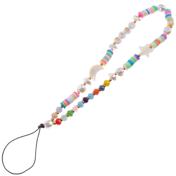 WEAVILUX 1Pack Shell Mobile Phone Bracelet with Cute Phone Charms for Women