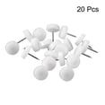 thumbnail image 3 of Furniture Feet Nail, Chair Table Leg Protector Pad 16mm White 20pcs, 3 of 4