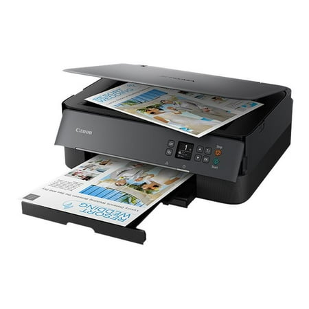 Canon PIXMA TS6420 - Multifunction printer - color - ink-jet - A4 (8.25 in x 11.7 in), Letter A Size (8.5 in x 11 in) (original) - A4/Legal (media) - up to 13 ipm (printing) - 200 sheets - USB 2.0, Wi-Fi(n), Bluetooth - black with Canon (Best Canon Inkjet Printer 2019)