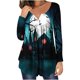 thumbnail image 1 of Ichuanyi Liquidación de mujeres Capasés impresos para mujeres Botones de manga redonda de cuello largo Tops de blusa ICHUANYI WER202308215688, 1 of 4