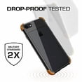 thumbnail image 6 of iPhone SE Clear Case for Apple iPhone 8 iPhone 7 Ghostek Covert (Orange), 6 of 7
