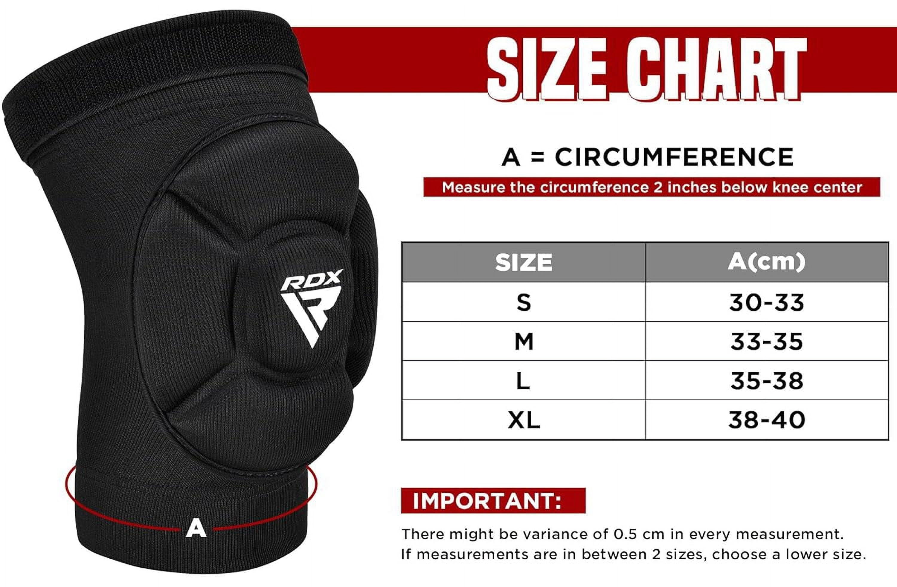 RDX knee pads for MMA kickboxing and Muay Thai training, foam padded Support Guard