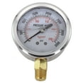 thumbnail image 1 of Manomètre Hydraulique en Acier Inoxydable 1/4 Pouce Npt 0-3500Psi, 1 of 10