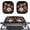 Flower Dragonfly, variant on Bulopur Colorful Butterfly Car Sun Shade Windshield Block UV Rays Sun Protector for Car Windshield Universal Size Automotive Interior Sun Protection for Most SUVs Vans Trucks, 2 Pcs
