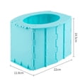 thumbnail image 4 of Inodoro Portátil Plegable Para Automóvil, Asiento De Inodoro Con Inodoro Plegable Inodoro Portátil Plegable Para Automóvil, Asiento De Inodoro Plegable Con Inodoro Asiento De ANGGREK Folding Commode Toilet Seat, 4 of 8