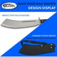 thumbnail image 4 of Full Machete with Nylon Sheath – High-Carbon Stainless Steel Blade for Camping, Survival, and Outdoor Adventures, 4 of 4