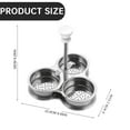 thumbnail image 3 of Egg Steamer Stainless Egg Poacher Egg Poacher Pan Poached Egg Cooker Nonstick Poached Egg Pan Boiled Eggs Maker Egg Pan With 3 Cups Egg Cooker Poached Egg Maker For Kitchen,Silver Kitchen Egg Steamer, 3 of 9