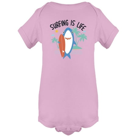 

Surfing Is Life Shark Bodysuit Infant -Image by Shutterstock Newborn