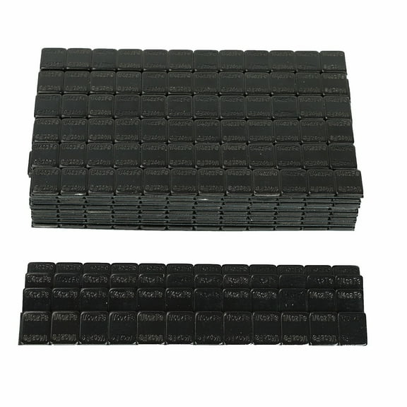 Black 1/4 Oz Wheel Weights Stick On Adhesive Tape 0.25 624Pcs 10 Lbs Box