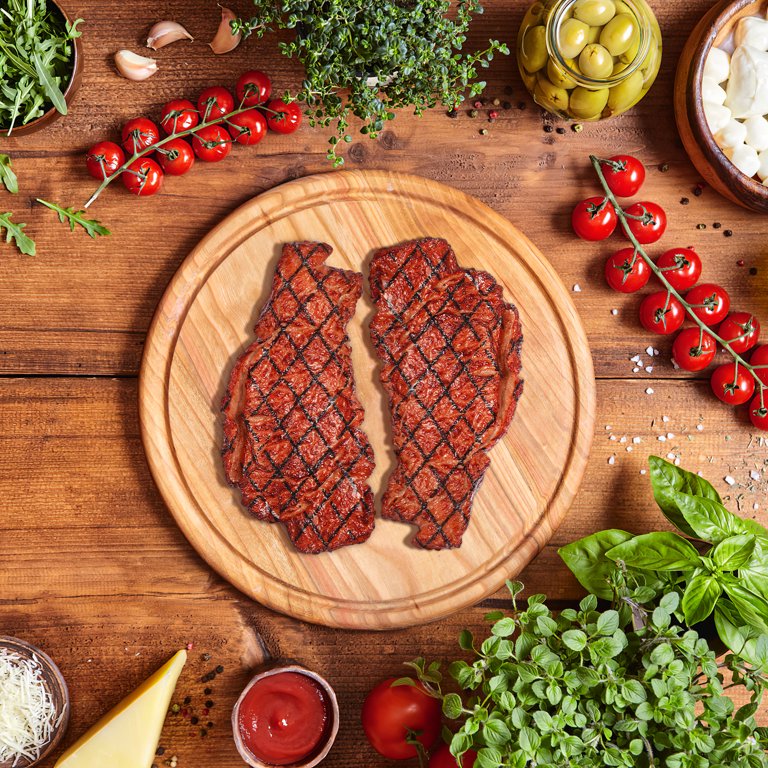 Realistic Food Props 2-Pack Artificial Steak Models - Realistic Fake ...