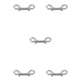 thumbnail image 1 of Toystoory Perno Gancho de presión Ganchos de doble extremo de servicio pesado Clips de metal resistentes a la corrosión Cubo de agua Cadena de Type2 NO2, 1 of 6