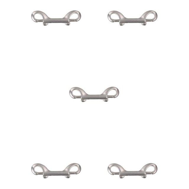 Toystoory Perno Gancho de presión Ganchos de doble extremo de servicio pesado Clips de metal resistentes a la corrosión Cubo de agua Cadena de Type2 NO2