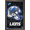 Bronze Framed Version, variant on NFL Detroit Lions - Neon Helmet 23 Wall Poster with Magnetic Frame, 22.375" x 34"