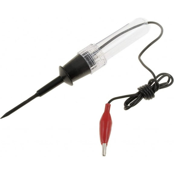 KarParts360 Voltage Tester | Plastic, Metal | Black/Clear/Finish | Battery Packs Battery Size | Analog | Electronic | 6 VDC, 12 VDC Voltage