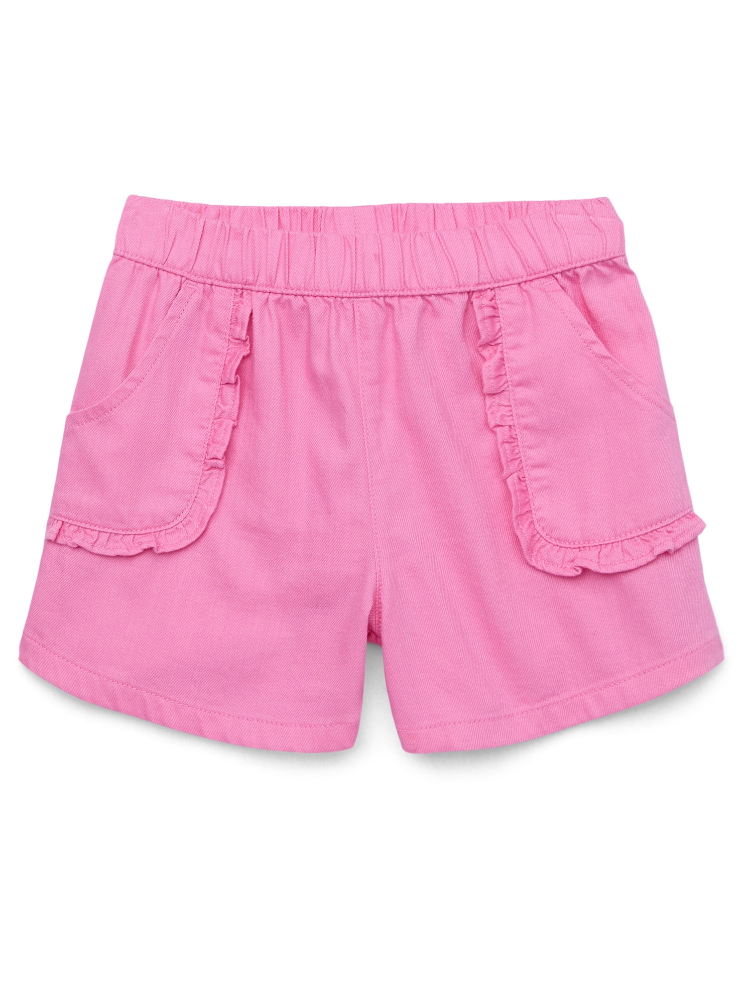 Garanimals Toddler Girl Denim & Twill Shorts Multipack, 4-Pack, Sizes 18M-5T