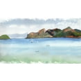 thumbnail image 2 of Shefranov, Olga 24x16 White Modern Wood Framed Museum Art Print Titled - Ocean Scape, 2 of 4