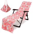 thumbnail image 3 of Recliner Chair Covers for Reclining Chair Beach Chair Cover Printed Beach Towel Polyester Cotton Lounge Chair Towel Recliner Chair Covers with Pockets Beach Chair Covers with Pockets, 3 of 9