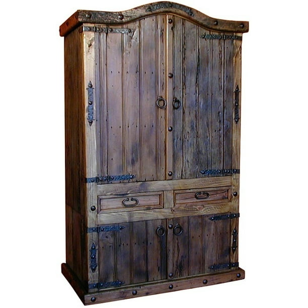 Ensenada Rustic Reclaimed Distressed Wood Armoire Com - Distressed Wood Armoire Ensenada Rustic Reclaimed Distressed Wood Armoire Com - Distressed Wood Armoire