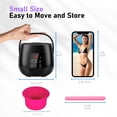 thumbnail image 3 of Waxfans Smart Waxing Kit with Auto Temperature for Hair Removal, suitable for face,body and bikini waxing, 100g wax beads with a silicone bowl, 3 of 6