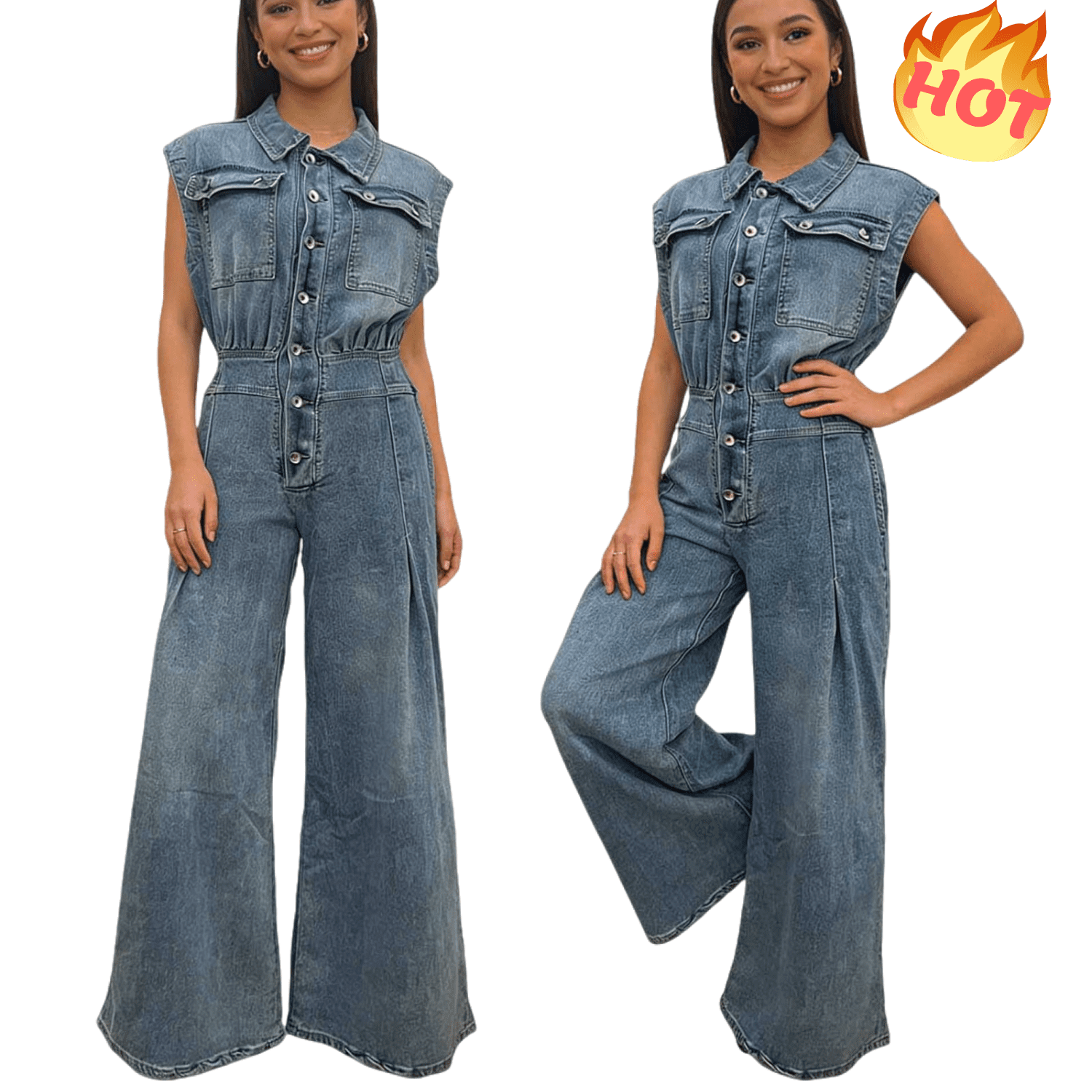 Levi Strauss Signature Vintage Denim Jumpsuit, Sizes XS-XL