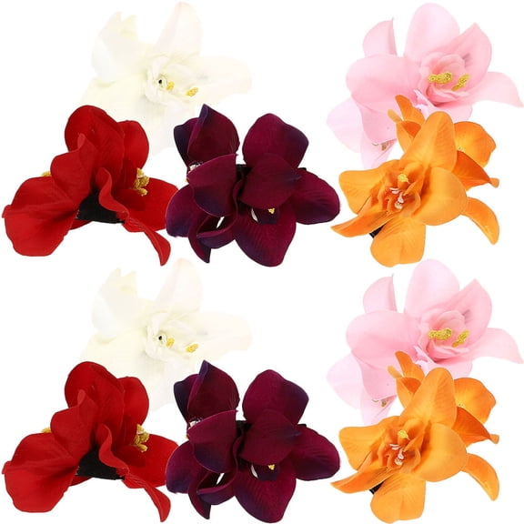 Masteelf 10-Piece Floral Hair Accessories Set for Women, Assorted Colors Ideal for Weddings, Proms, and Special Occasions