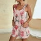 thumbnail image 2 of Pantalones Cortos de Mujer Casual Suspender Impresión Pantalones Cortos de Bolsillo, Pantalones Cortos de Mujer con Bolsillos, 2 of 6