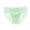 BBN63-Light Green, variant on Seamless Underwear For Women Lace Trim Satin Panties Briefs Mid Waist Underwear Soft Stretch Ladies Briefs Wine L