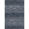 thumbnail image 2 of Addison Rugs Mayfield Premium Machine Washable Transitional Gradient Navy Rectangle Rug, 8' X 10' Machine Washable Transitional Gradient Navy Oversized Sherpa Throw Blanket, 2 of 6