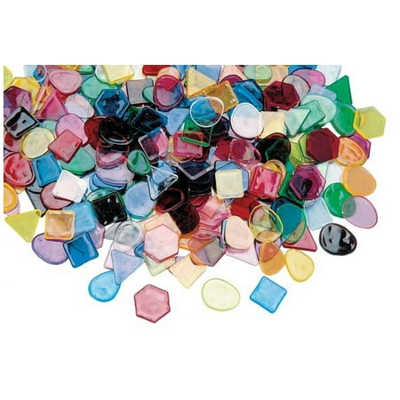 - Colorations Large Translucent Mosaic Craft Tiles - 1 lb. (Item # DESIGNER)