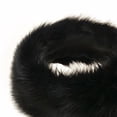 thumbnail image 3 of Diadema de piel sintética para mujer-orejeras peludas de invierno-orejeras esponjosas de tiempo frío que cubren las rusas - Negro Salvador Dali Diademas calentadoras de orejas de piel, 3 of 6