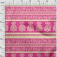 thumbnail image 3 of oneOone Georgette Viscose Fuschia Pink Fabric Asian Block Quilting Supplies Print Sewing Fabric By The Yard 42 Inch Wide, 3 of 4