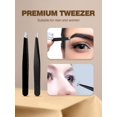 thumbnail image 7 of Magnifying Mirror and Tweezers Kit, Siloon 10X and 20X Magnifying Makeup Mirrors with 2 Suction Cups, Portable Magnifier Travel Set for Eyebrow Tweezing, Blackhead Blemish Removal, 3.5 Inch (Mirror), 7 of 7